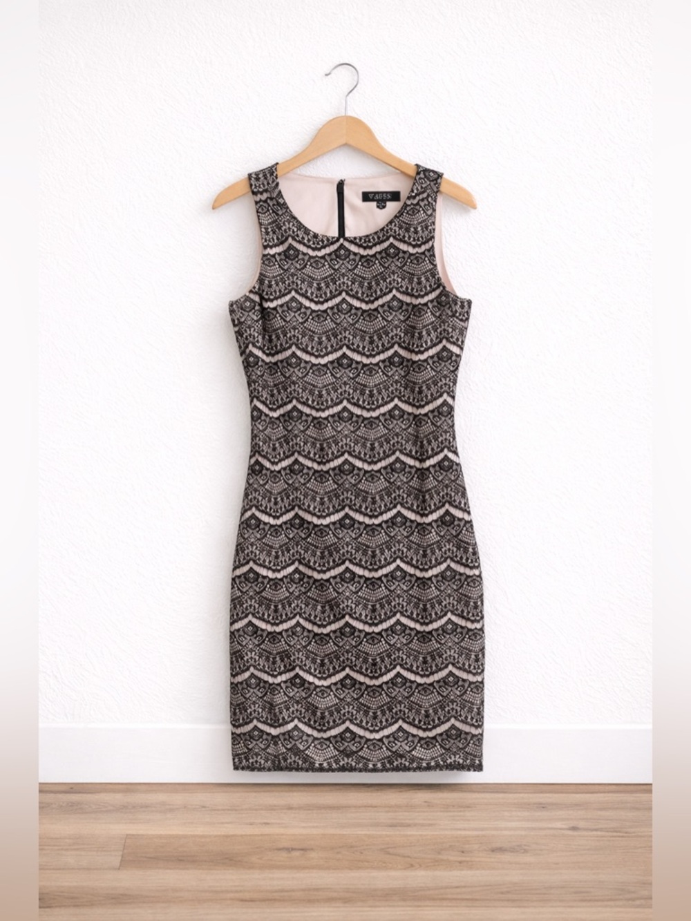 GUESS Black Lace Mini Dress Bodycon Party Date City Dress Size 2